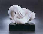 White Snake Stone Sculpture