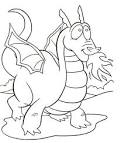Dragon coloring page