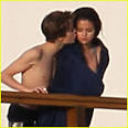 Selena Gomez  Selena Gomez Kissing Justin Bieber