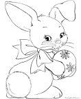 Bunny coloring page