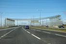 A13 passes under power lines under repair. A cat's cradle (or whatever it is - via Daymix