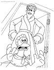 Running coloring page