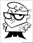 Dexter coloring page
