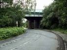 SE3514 : Cold Hiendley Common Lane Railway Bridge - via Daymix