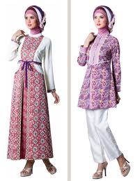 15 Gambar Baju Gamis Muslim Brokat Terbaru