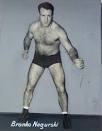 Cycleback: 1930s Exhibit Supply. Co Wrestling Card Bronco Nagursk