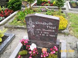 Grab von Elisabeth Thiel (geb. Standfuß) (03.03.1914-30.11.1997 ... - ma397