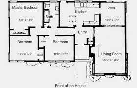 Gambar Denah Rumah Sederhana 1 Lantai 3 Kamar Tidur | Desain Rumah ...
