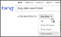 Bing's Updated Date Searching | Search Engine Showdown