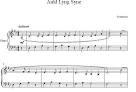 AULD LANG SYNE