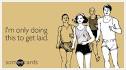 I'm only doing this to get laid | Flirting Ecard | someecards.