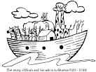 Noah coloring page