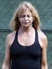 Goldie Hawn braves a make-up free face to check out building site