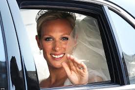 zara phillips wedding pic