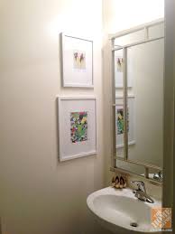 Half Bath Decorating: Accent Wall and Accessories That Pop