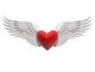 heart with wings