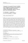 Comparative Assessment of Genetic Variability in the Populations ...