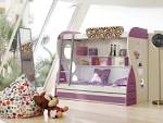 Bedroom: Charming Bunk Beds For Kids With Large Unique Mirror Also ...