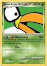 Pok  mon Green Angry Bird   Boomerang   My Pokemon Card