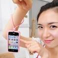 韩国正品苹果iphone 4G/4S 长触角可爱蚱蜢手机外壳/保护套