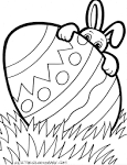 Easter coloring page