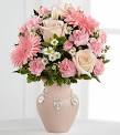 The FTD® New Mother's Charm™ Bouquet - Girl - VASE INCLUDED