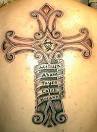 Best Tattoo Gallery: Cross tattoo on back