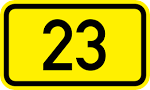 File:Bundesstraße 23 de number.png - Wikimedia Commons