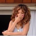 a hotel balcony in Brazil, seems she has the 'Thug Life' tattooed on .