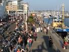Tuesday is for bikers and many hundreds arrive to show off their gleaming - via Daymix