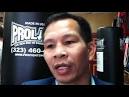 Gerry penalosa Talks Boxing, Manny Pacquiao