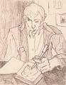 "Mike Kelly drawing in Cafe