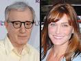 Image <b>Carla Bruni</b> Films Woody Allen Movie in Paris with Owen Wilson Picture