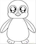 Penguin coloring page