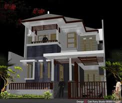 Gambar Desain Model Rumah Tingkat Minimalis Modern