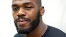 JON JONES, Daniel Cormier fight at UFC press conference, destroy stage