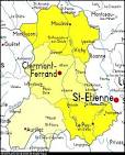 Auvergne Geography Region Map | Map of France Political Geography ...