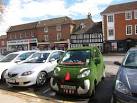 Grass Smart car, High Street - via Daymix