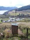A 'self-help' aerial located above Corrow just at downhill start of a fire - via Daymix