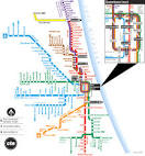 Chicago train map