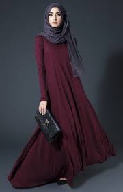 Mulberry Abaya for Women in Various Colors with Hijabs � Girls ...