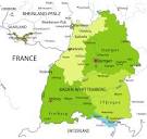Provinz-Karte Baden-Württemberg | Karte von Deutschland Stadt ...