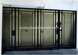 109 Desain pagar dan pintu besi minimalis modern dan konvensional ...