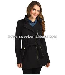 2013 New Model Of Blac Stand Collar Snap Closures And Zip-out Hood ...