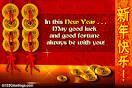 Good Wishes On Chinese New Year. Free Good Luck Symbols.