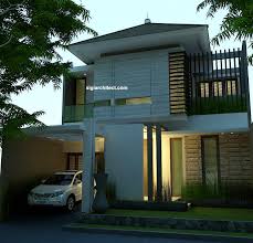 Desain Rumah Tinggal Minimalis | Desain Pagar Depan