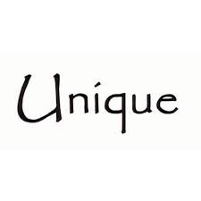 Image result for the word unique