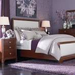 Bedroom Design: Excellent And Beautiful Flower Patterned Purple ...