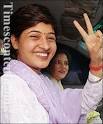 Alka Lamba - Congress candidate from Moti Nagar constituency, smiles while ... - Alka-Lamba