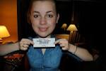 Here is me holding up my cash